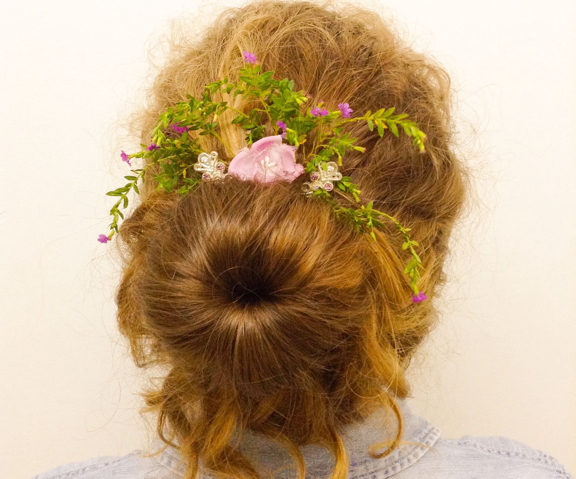 Fancy Hair Updo for Short Hair