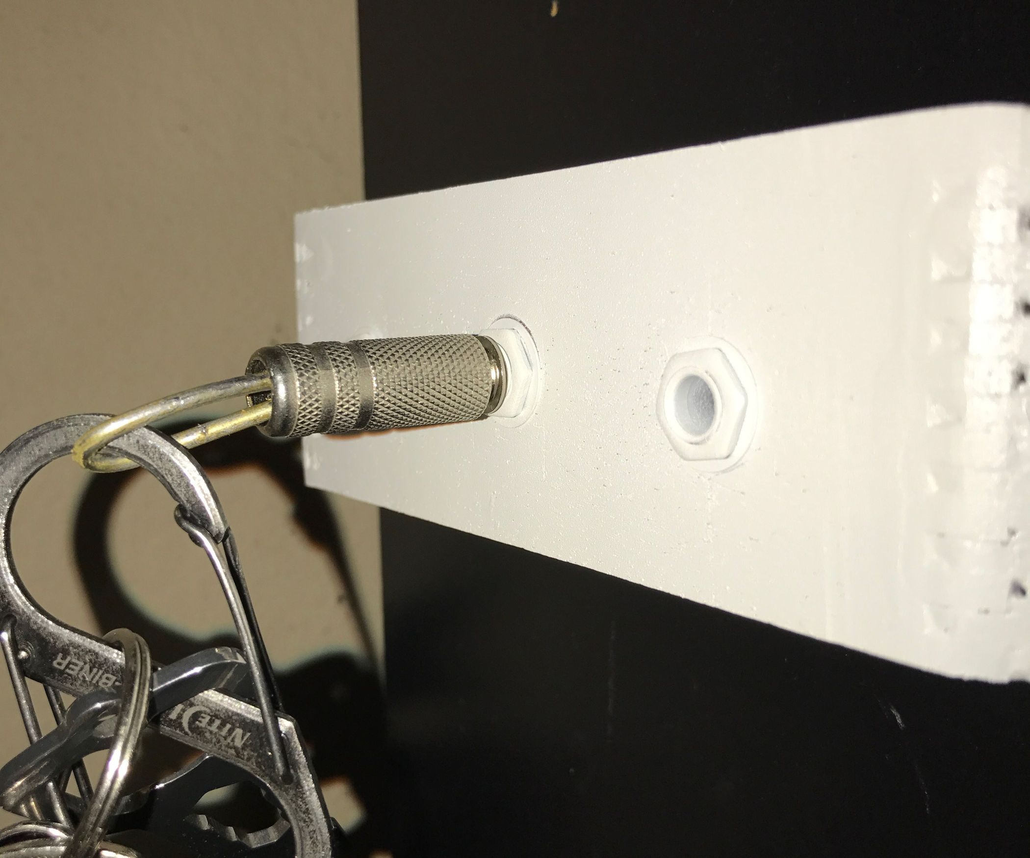 1/4" Audio Jack Key Holder 5 Steps (with Pictures) Instructables