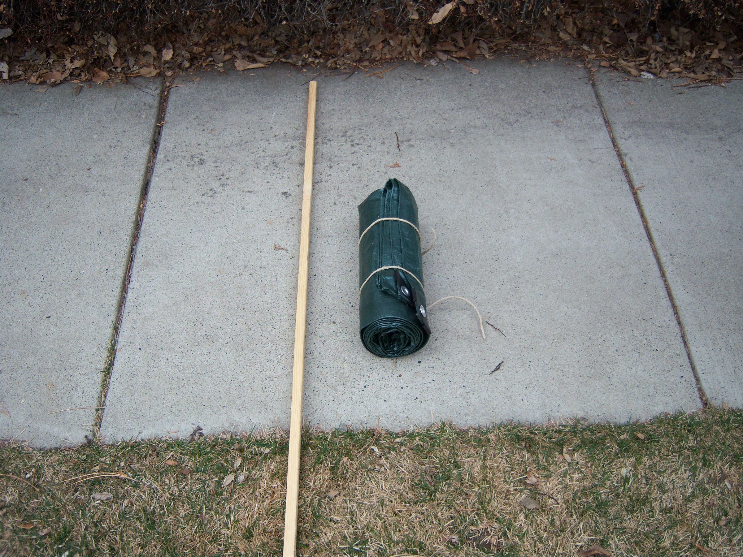 The Ultimate Tarp Survival Shelter/Backpacking Tent 6 Steps (with