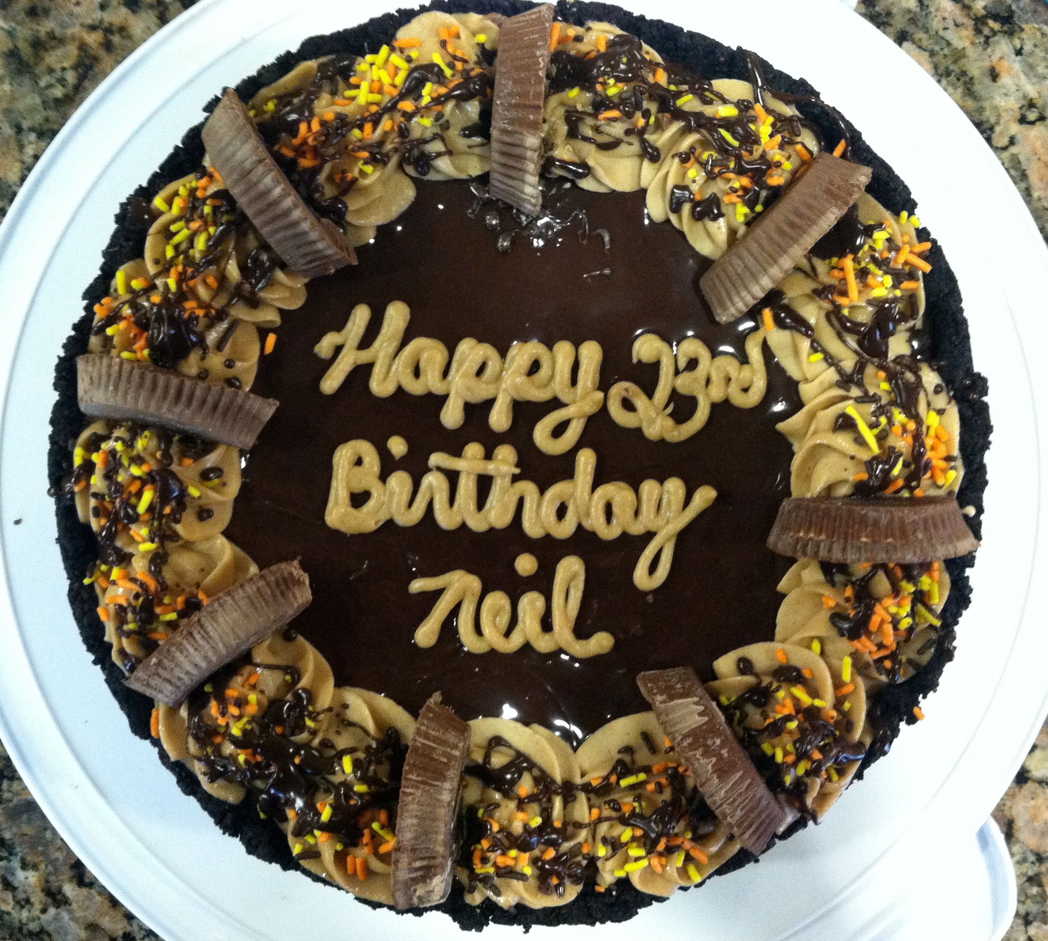 Homemade Reese's Peanut Butter Ice Cream Cake Instructables