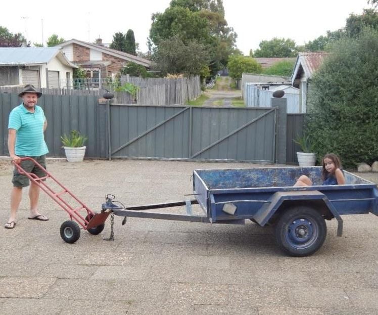 How to Make a Simple Trailer Dolly Adapter for a Hand Trolley 3 Steps