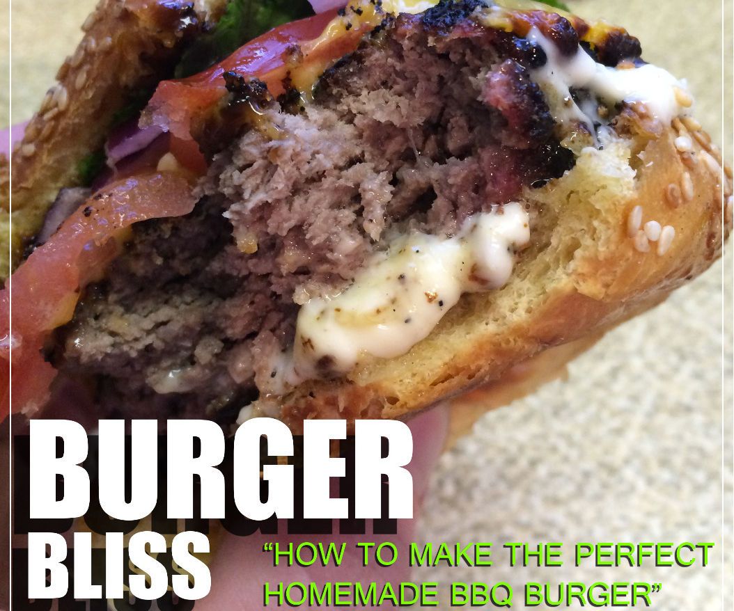 Burger Bliss How to Make the Perfect Homemade BBQ Burger 4 Steps