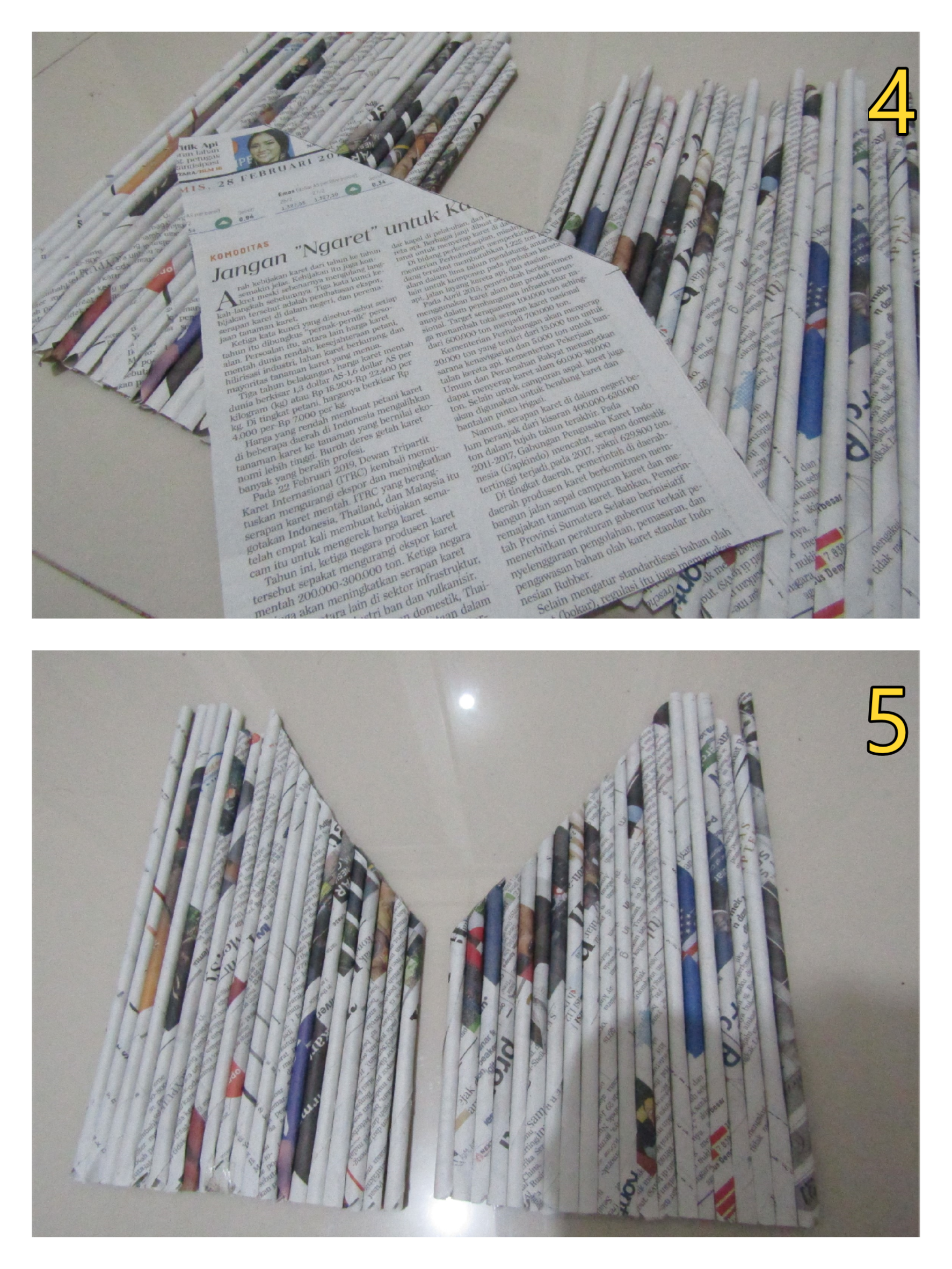 DIY 4 in 1 Desk Organizer From Newspapers : 8 Steps - Instructables