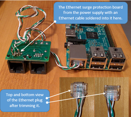 Prep and Solder the Ethernet Cable