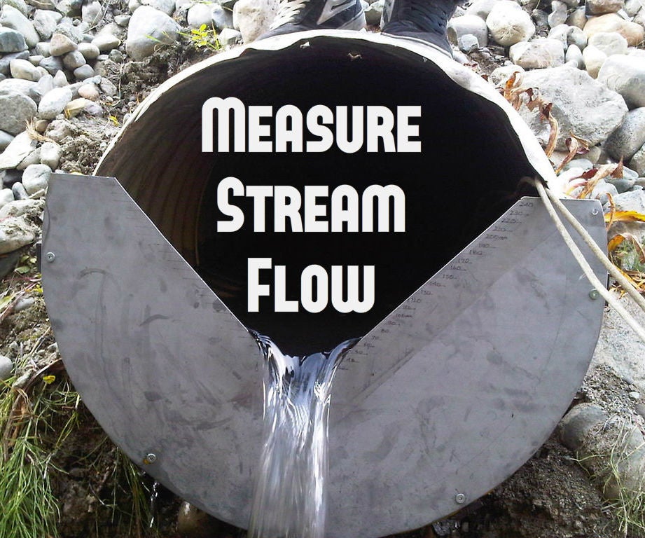 Temporary V Notch Weirs for Culverts 5 Steps Instructables
