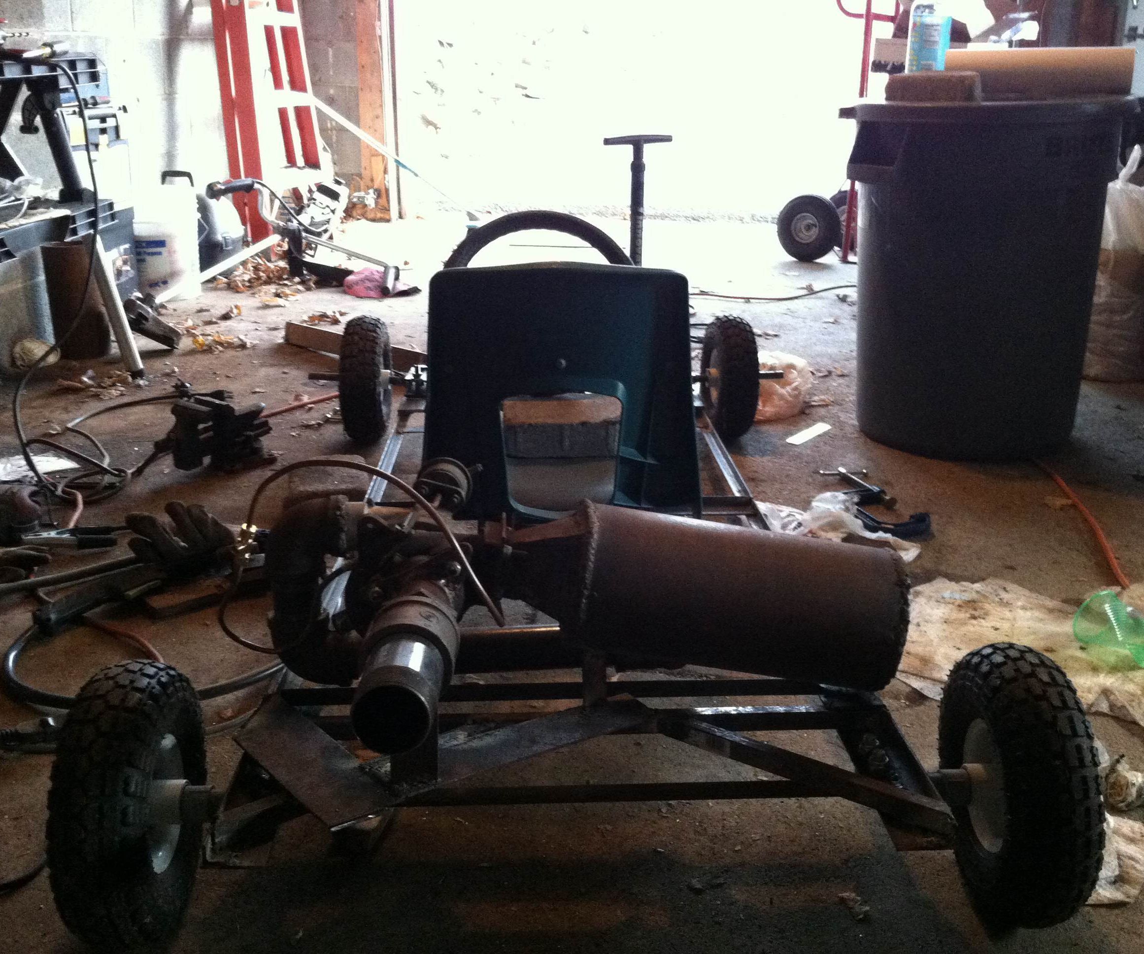 DIY guide for Jet Engine Powered Go-Kart with step-by-step instructions