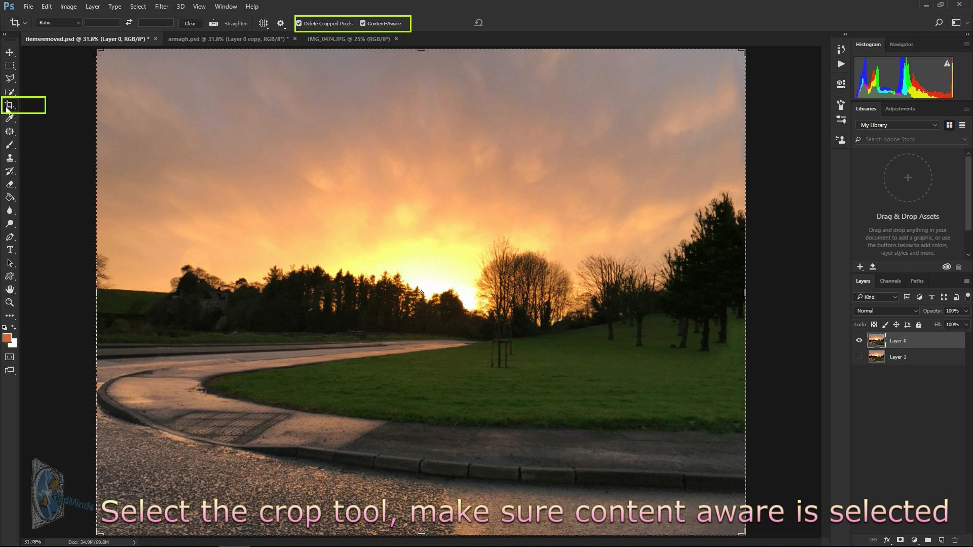 Photoshop Tutorial How To Remove Anything From An Image 5 Steps Instructables