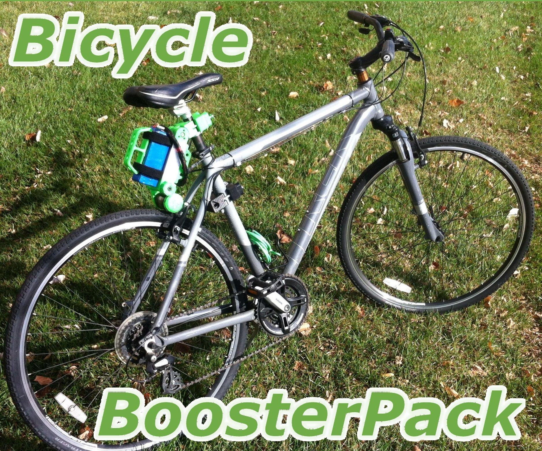 DIY guide for Bicycle BoosterPack: a 3D Printed Portable Electric Assist with step-by-step instructions