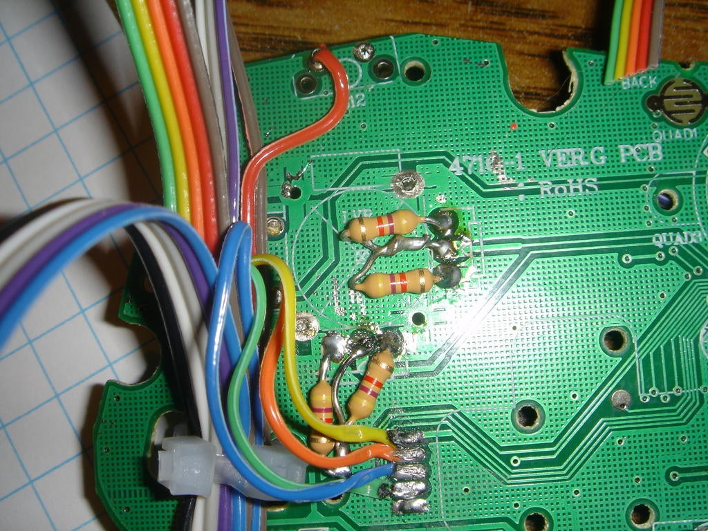 How To Piggyback An Xbox360 Controller On A Universal Pcb 11 Steps Instructables
