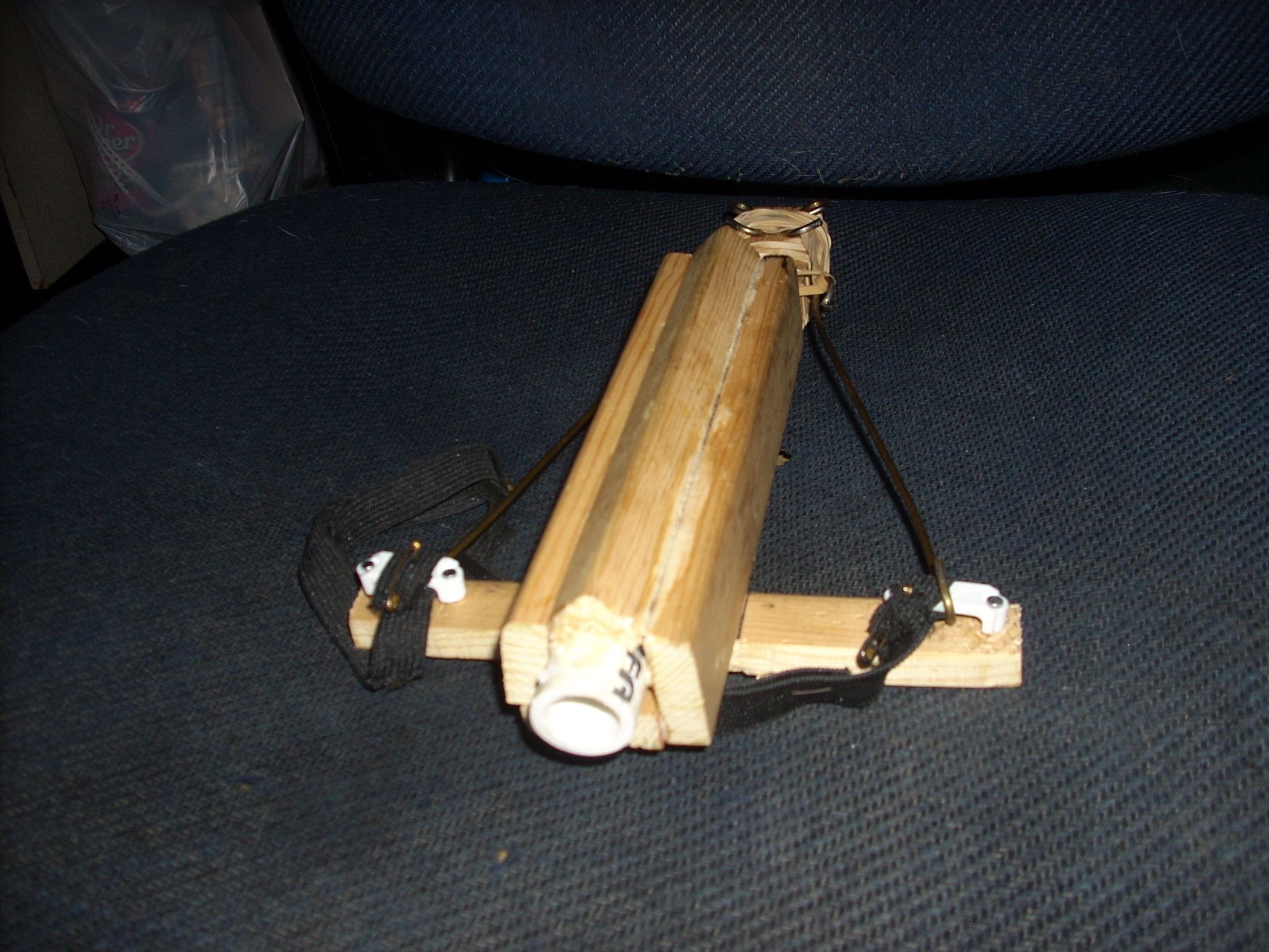 Make This Wooden PVC Rubber Band Crossbow/Gun 6 Steps Instructables