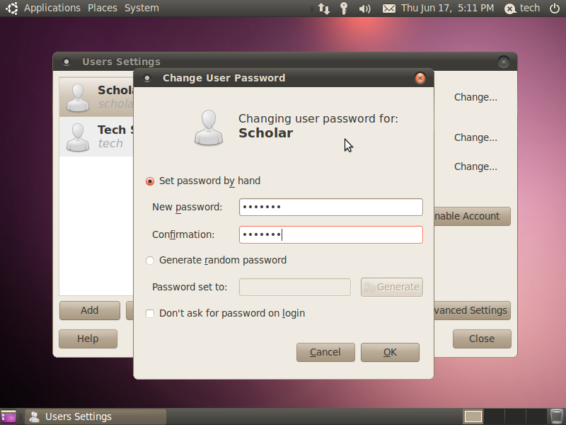 Create a Basic User