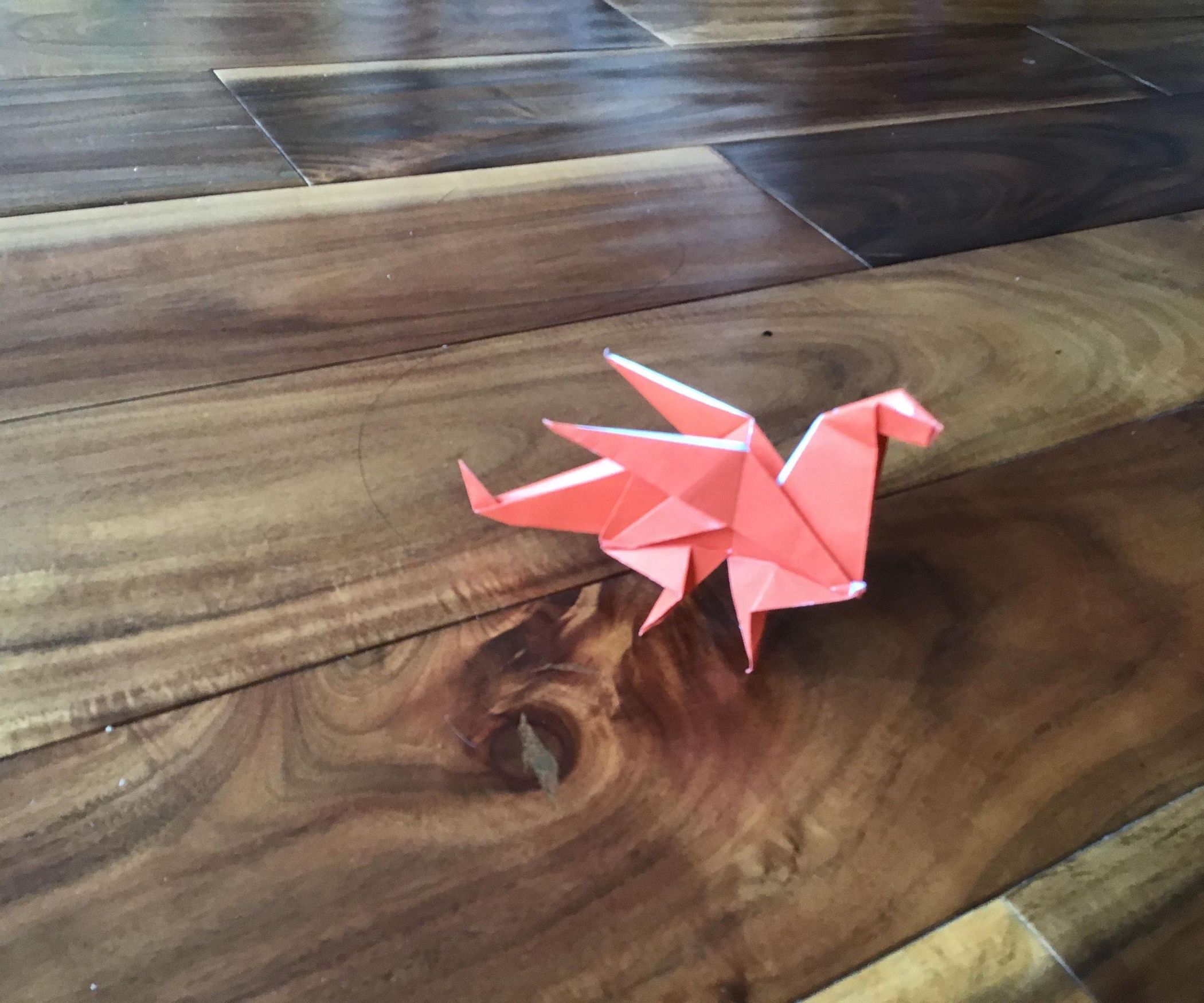 Dragon Origami 27 Steps Instructables