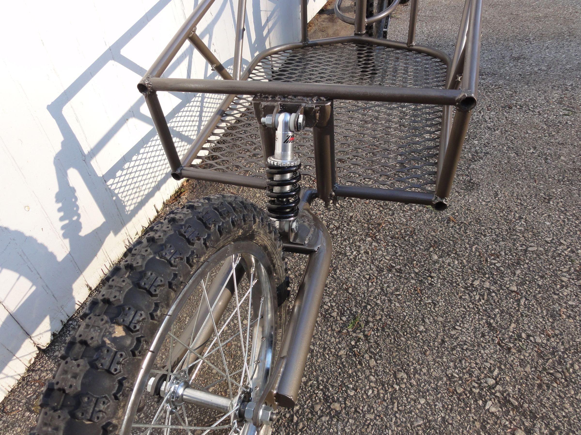Single Wheel Bicycle Trailer With Suspension. 10 Steps (with Pictures