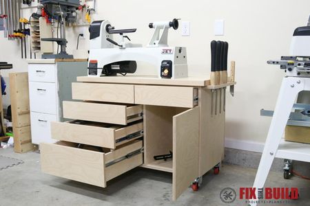 Mobile Tool Stand With Storage : 6 Steps (with Pictures) - Instructables