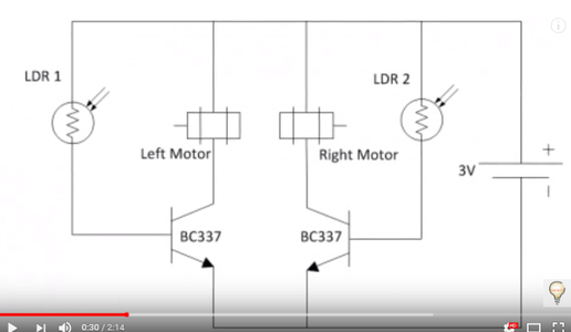 Simple Easy Diy Light Following Robot Without Micro Controller ...