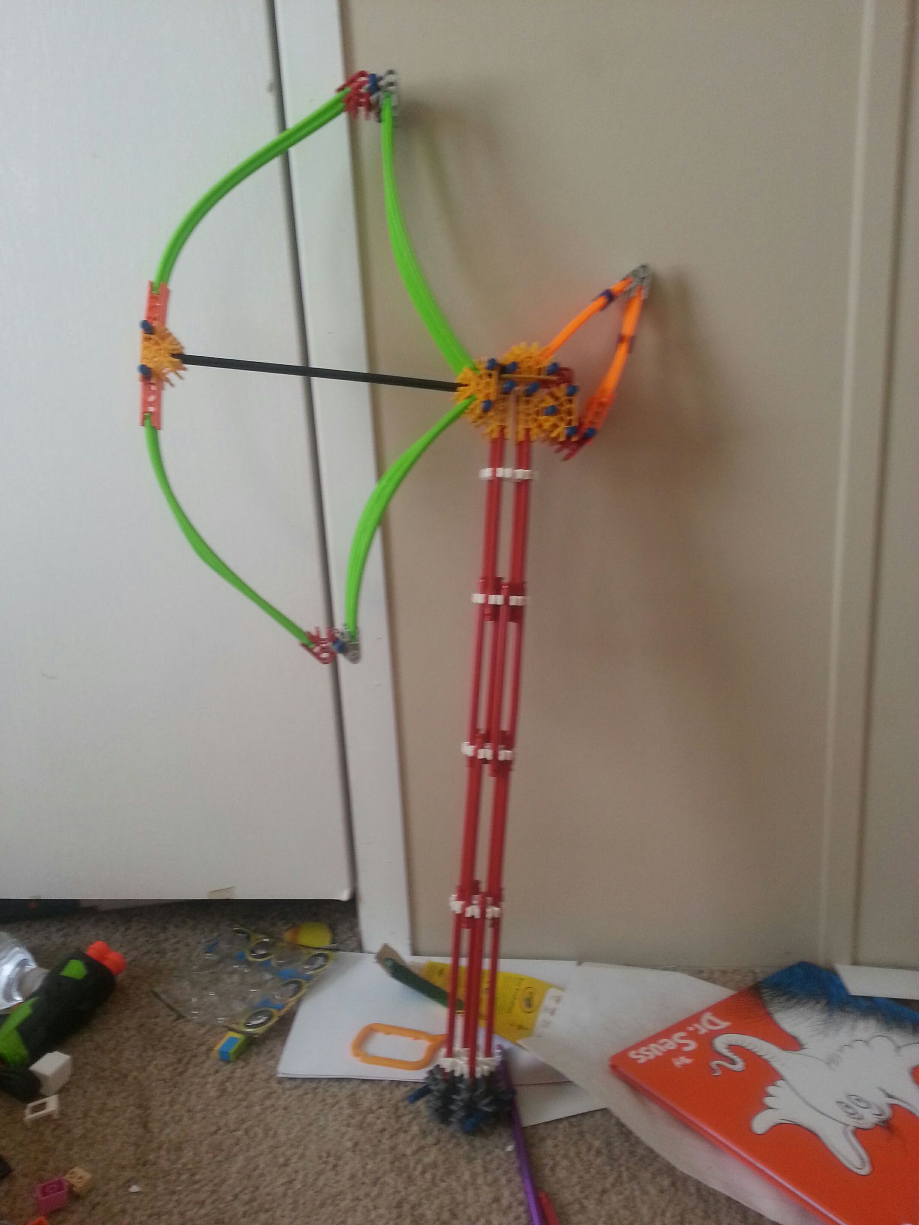 DIY guide for Knex Battle Axe with step-by-step instructions