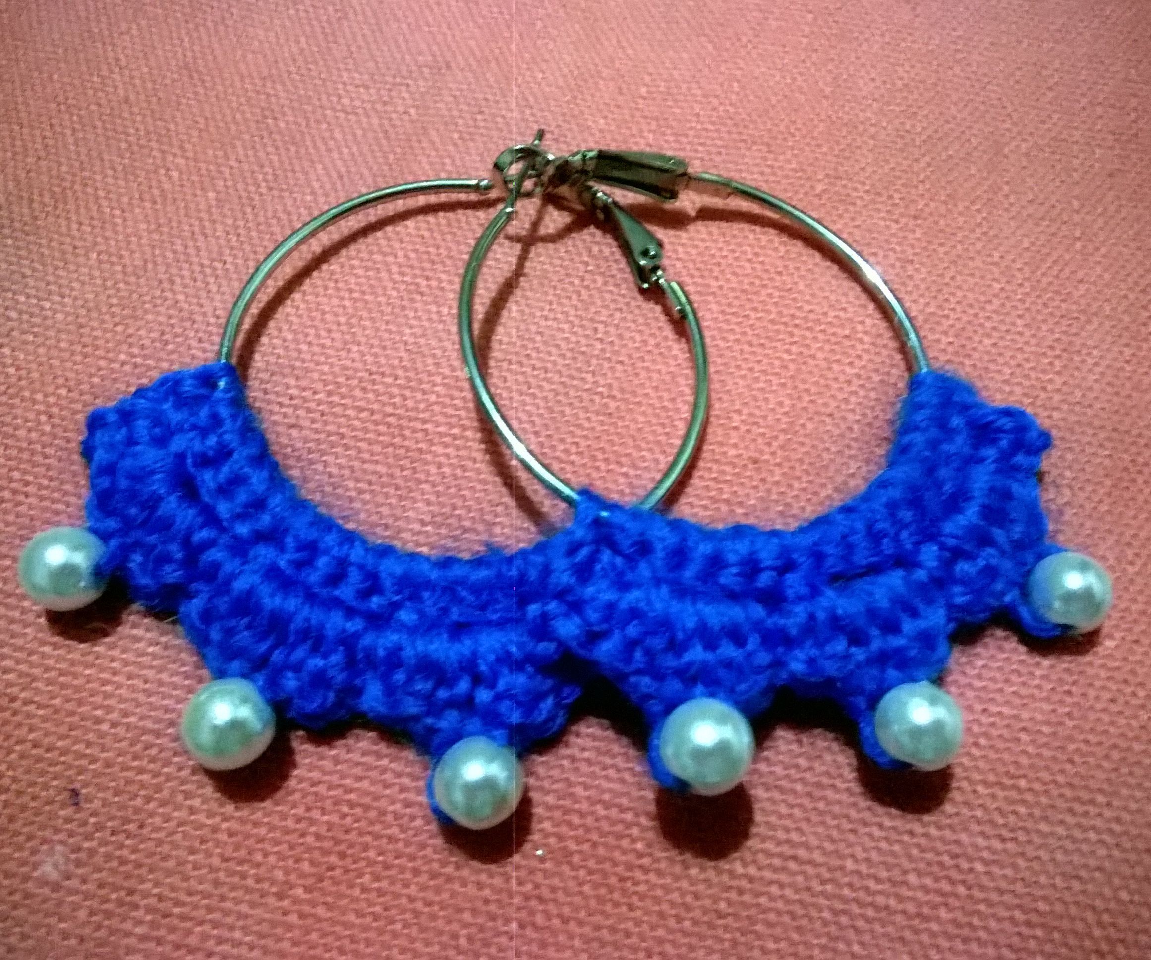 DIY guide for Crochet Beaded Earrings with step-by-step instructions