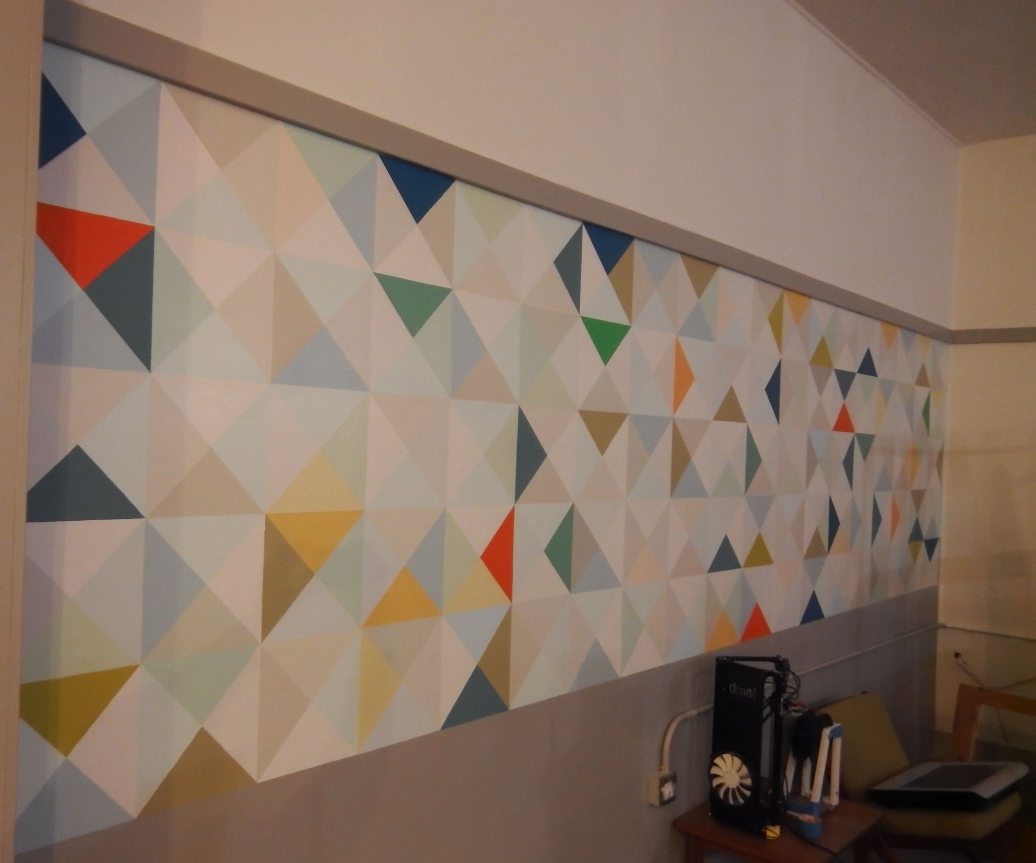Triangle Mural Wall Design Instructables