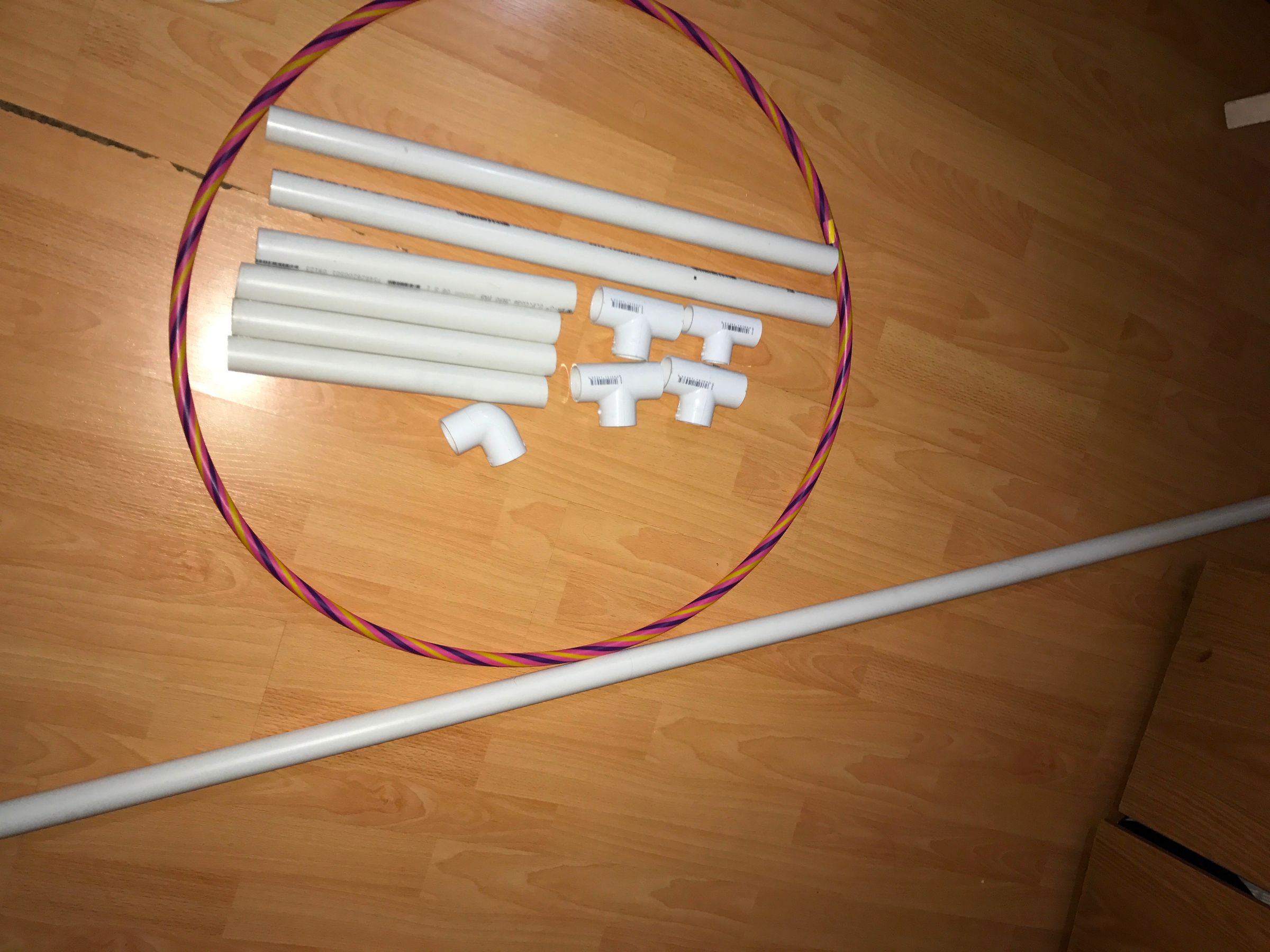 The Secret to a Better Basketball Jumper Made From PVC Pipes and Hula Hoop 7 Steps (with