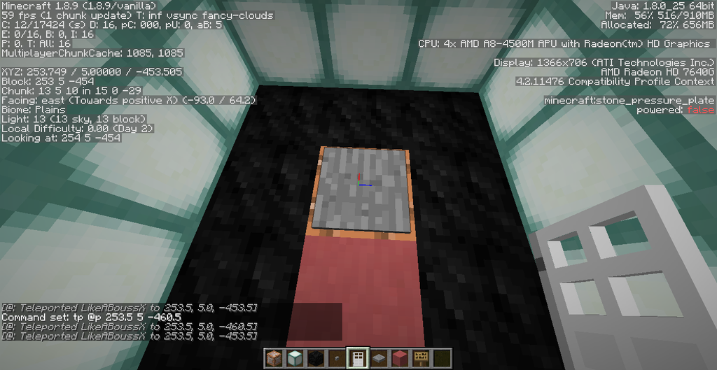 How To Create Teleportation Pods In Minecraft 6 Steps Instructables