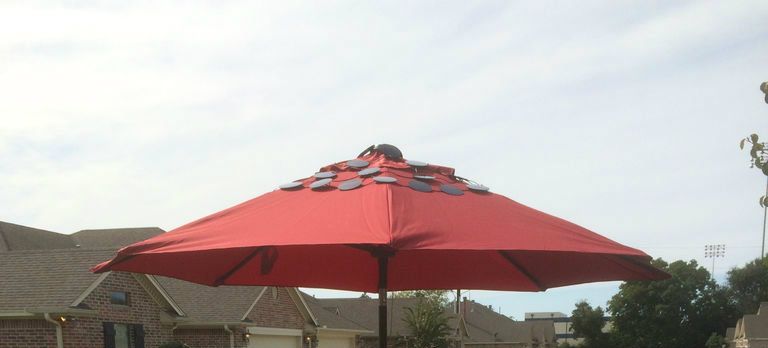 Diy Patio Umbrella Solar Charging Station 5 Steps With Pictures Instructables