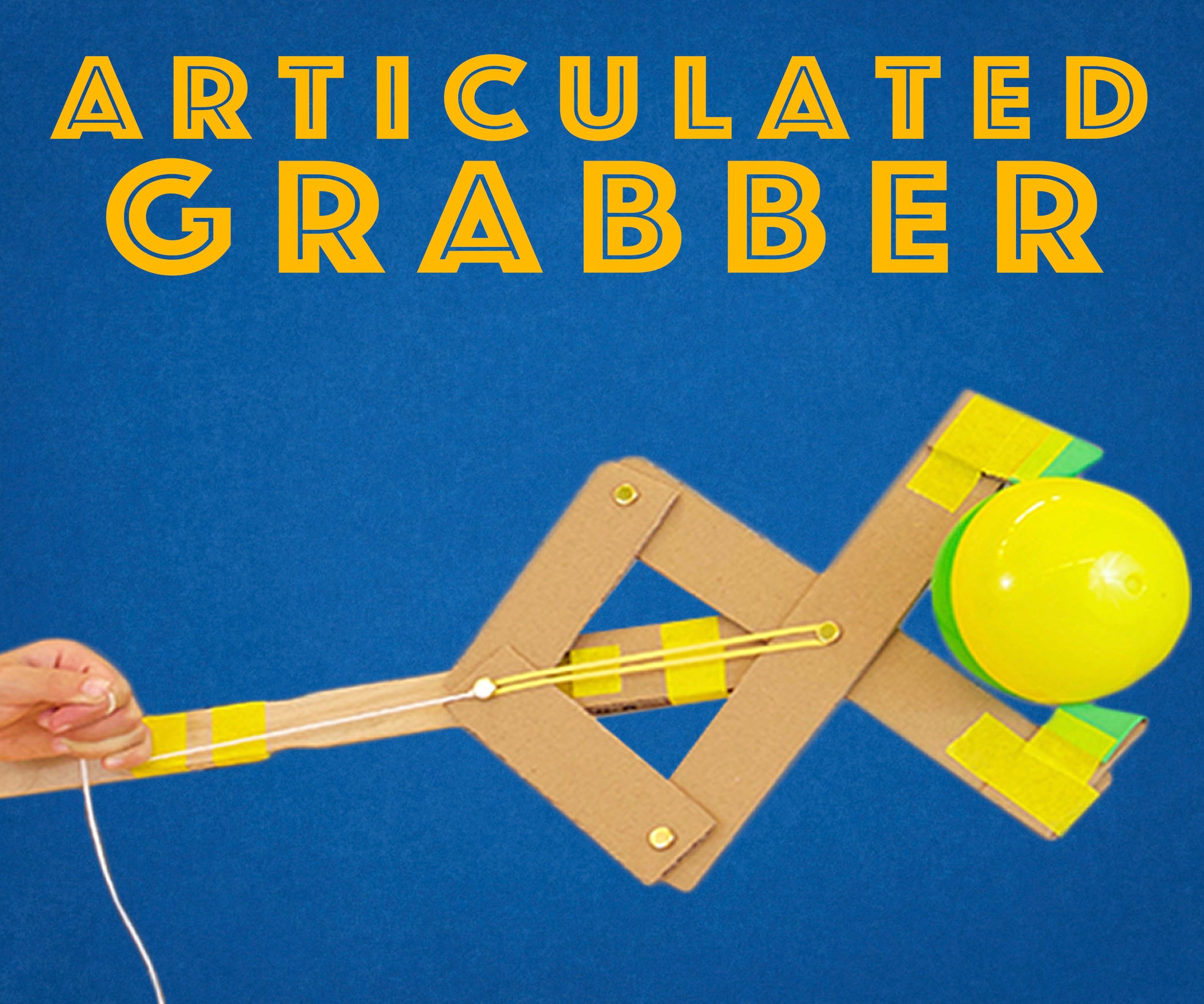 Articulated Grabber Engineering Project for Kids 9 Steps (with