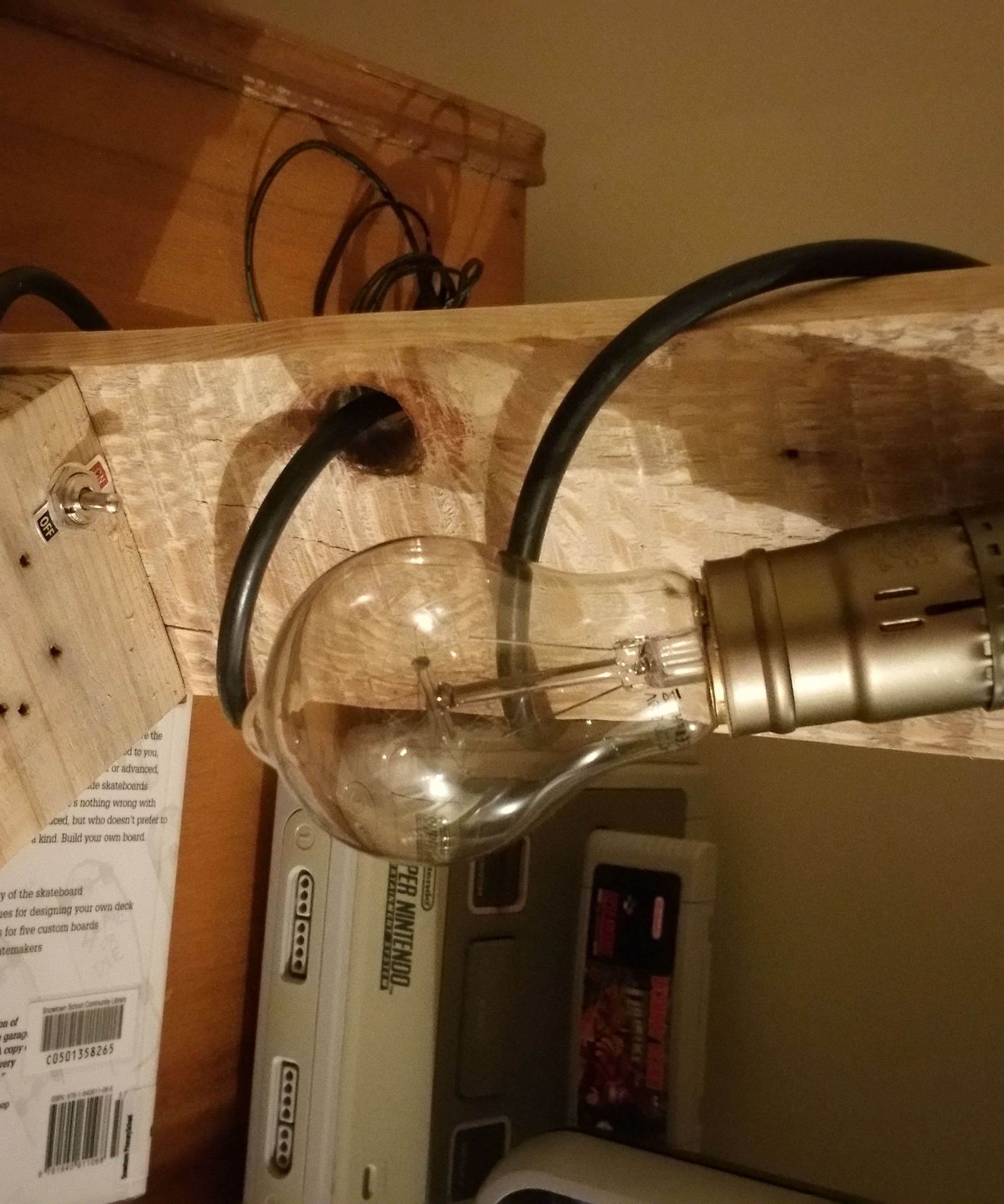 95% recycled wood lamp DIY Project DIY Project Image