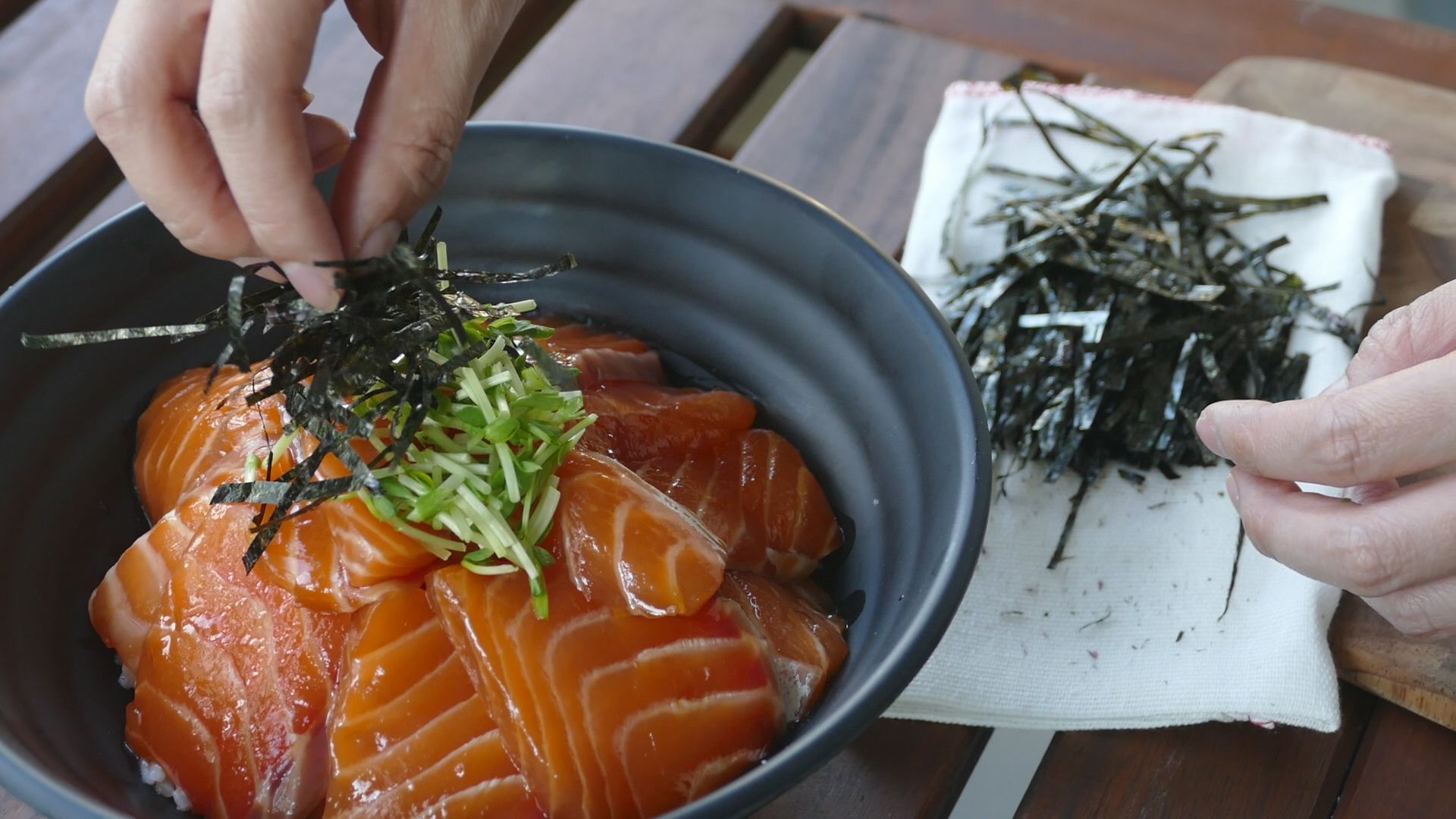 Salmon Zuke Donburi( Salmon Rice Bowl) 7 Steps (with Pictures
