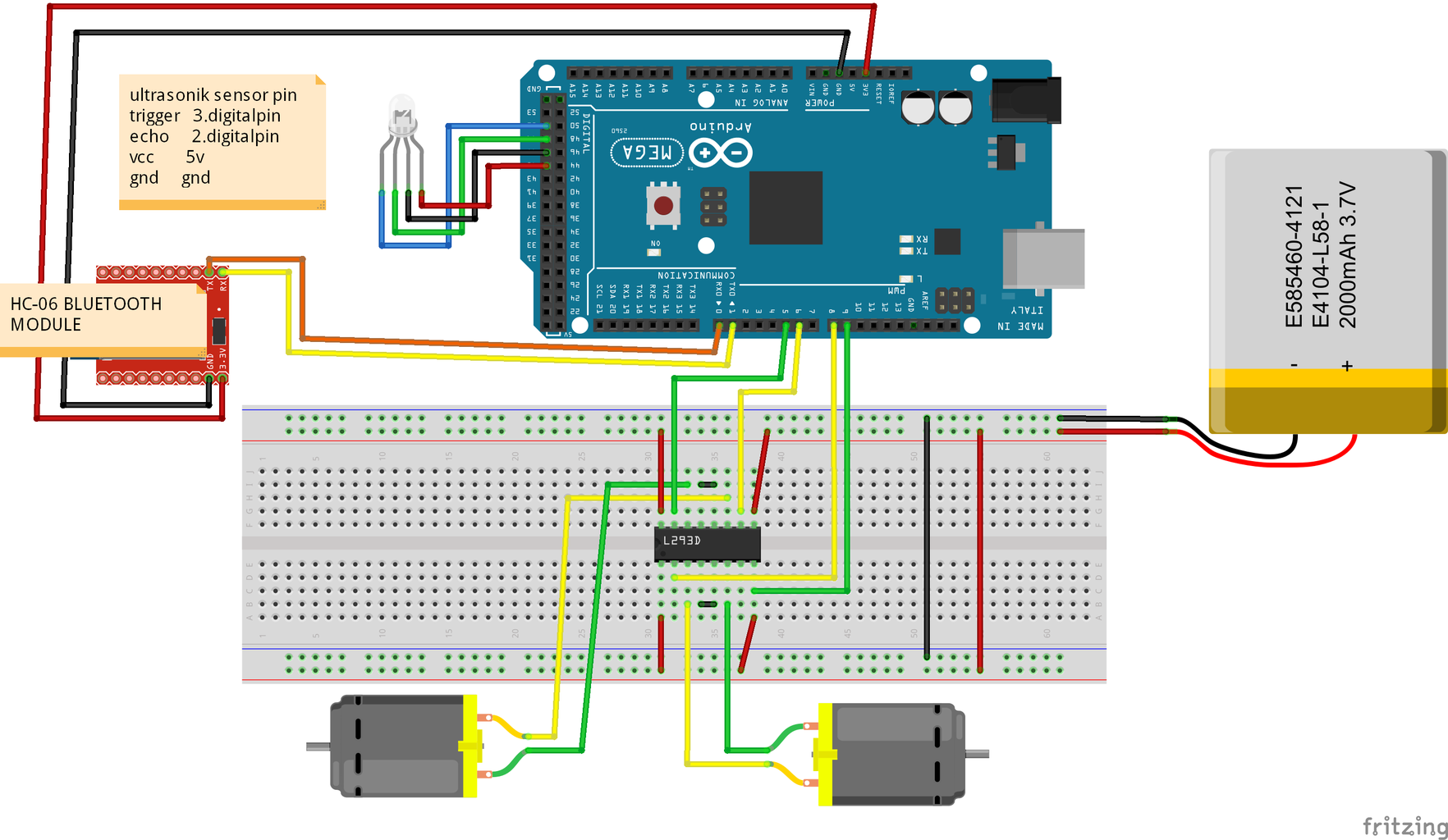 Arduino Speech Control and Detect Obstacles Robot - Instructables