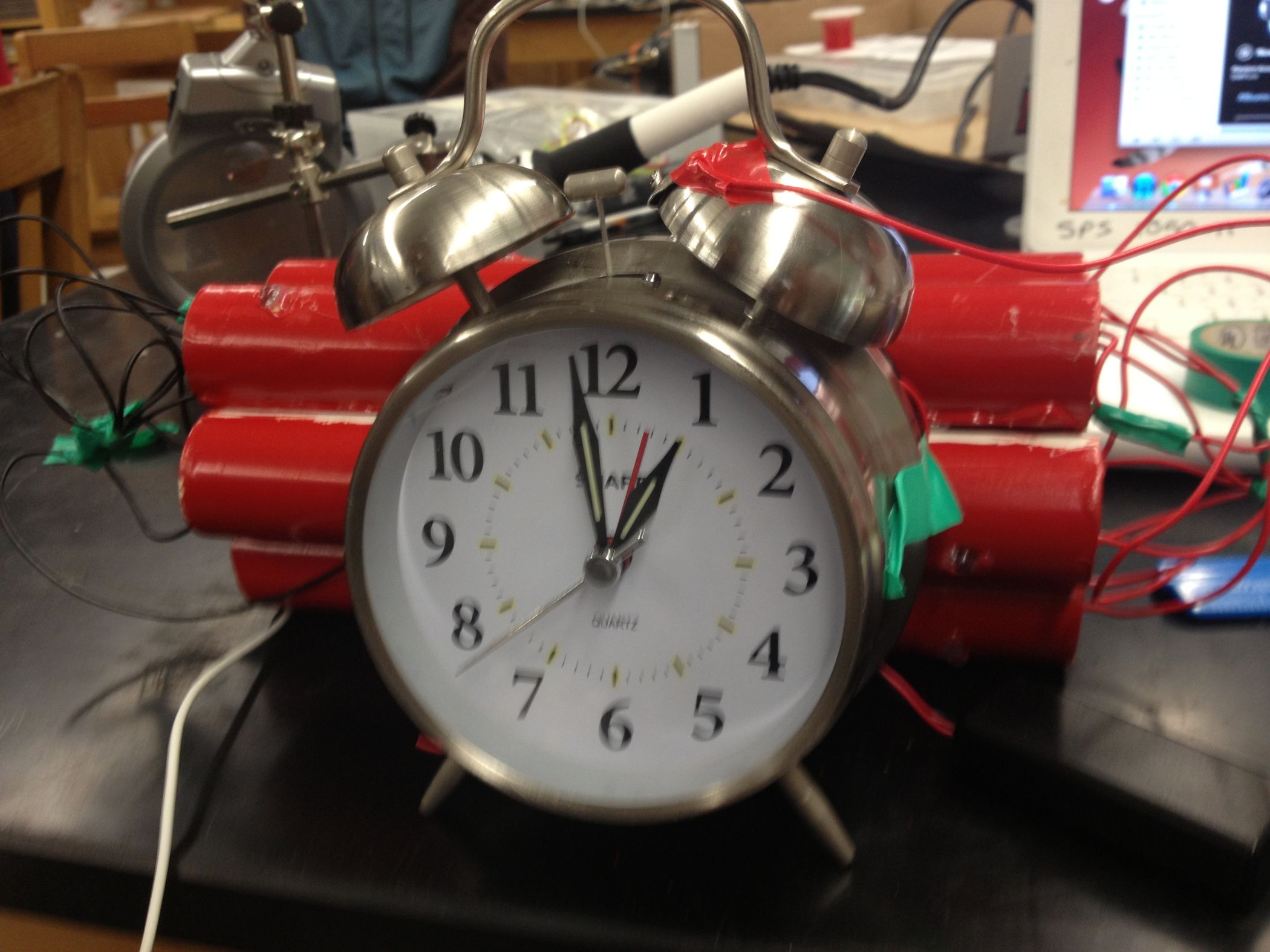 Dynamite Alarm Clock 8 Steps Instructables