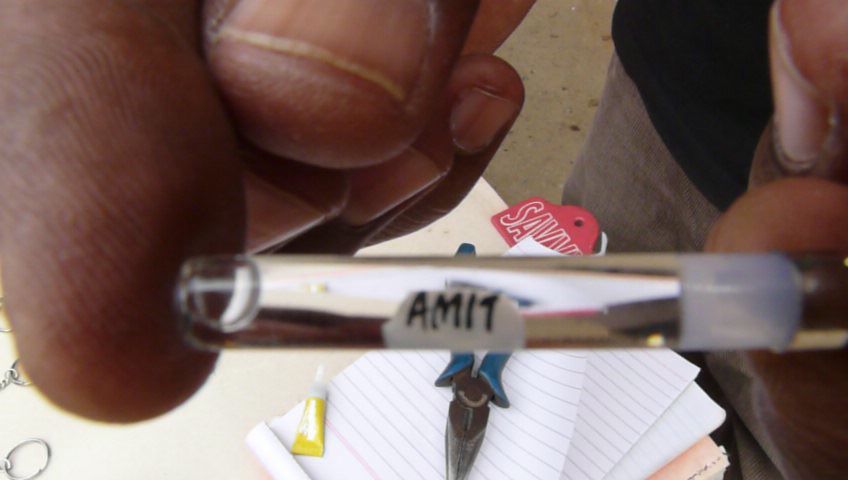 writing your name on rice grain and get a cool key chain DIY Project DIY Project Image