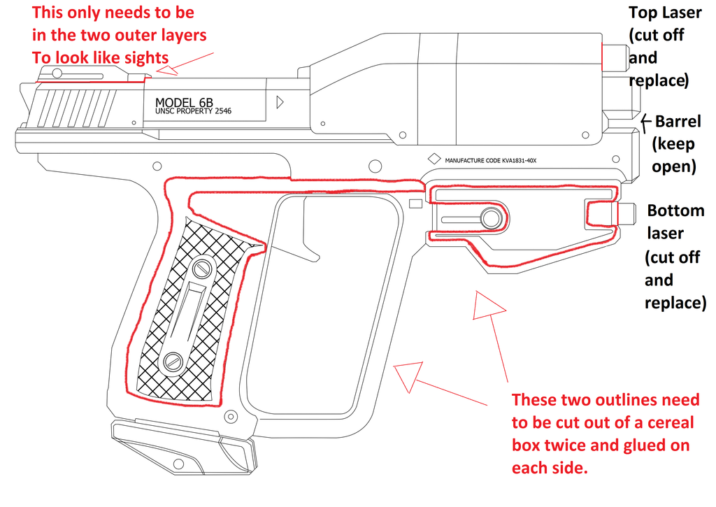 How to Make a Halo Magnum 10 Steps Instructables