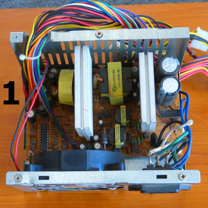 Initial Disassembly of the Power Supply