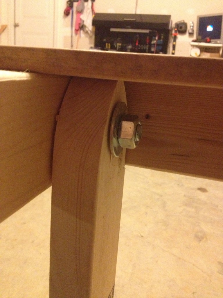 Easy Cheap Folding Workbench 5 Steps Instructables