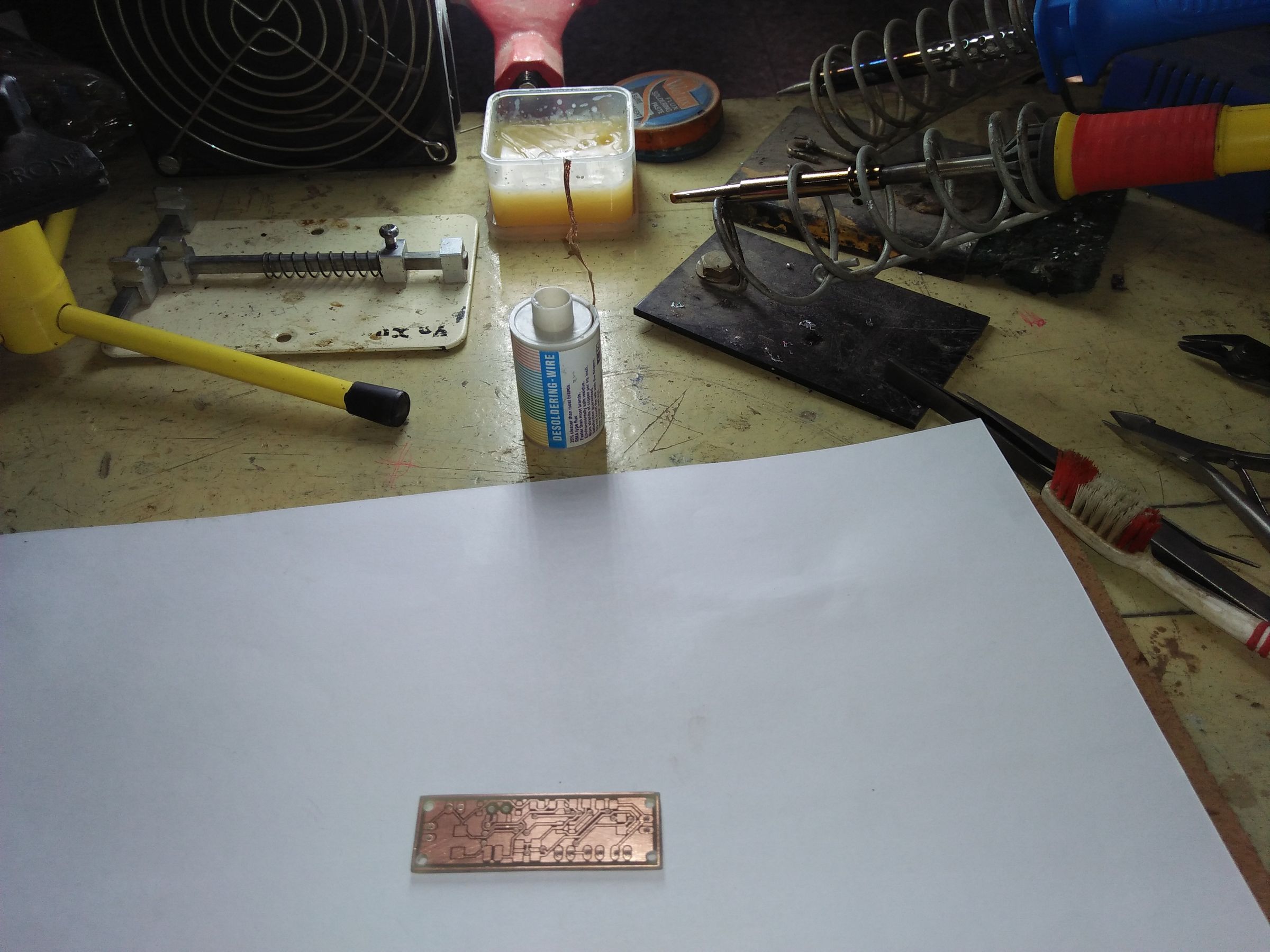 Drilling Process & Soldering Process