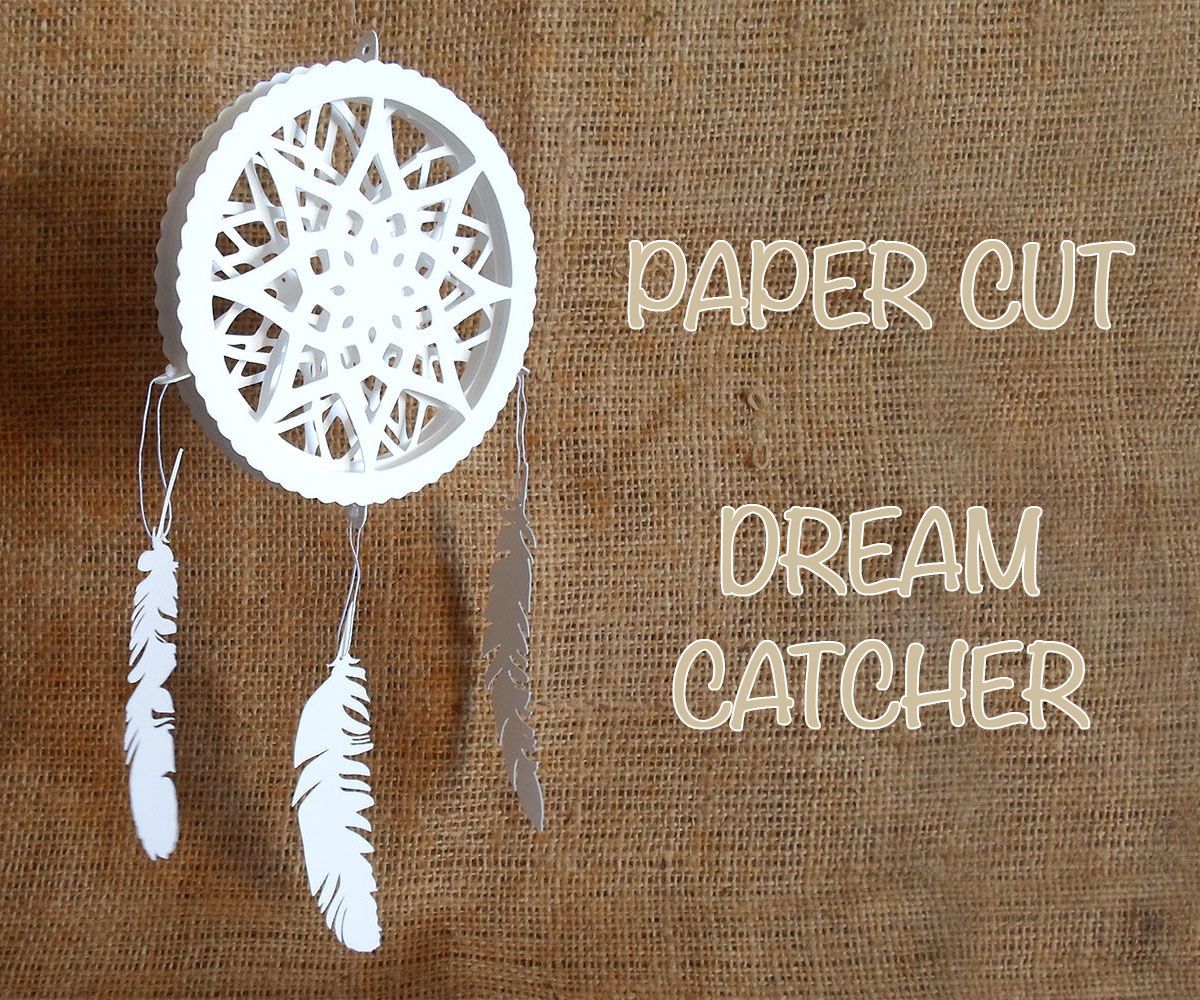 3d paper cut dreamcatcher DIY Project DIY Project Image