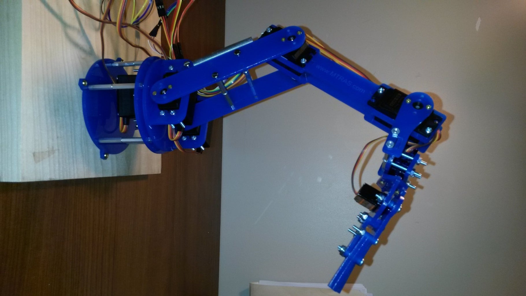 Arduino Controlled Robotic Arm W/ 6 Degrees of Freedom : 5 Steps (with ...