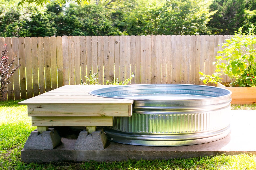How To Make A Stock Tank Pool Easy Diy Backyard 9 Steps With Pictures Instructables - Stock Tank Pool Deck Diy How To Make A Stock Tank Pool Easy Diy Backyard 9 Steps With Pictures Instructables - Stock Tank Pool Deck Diy