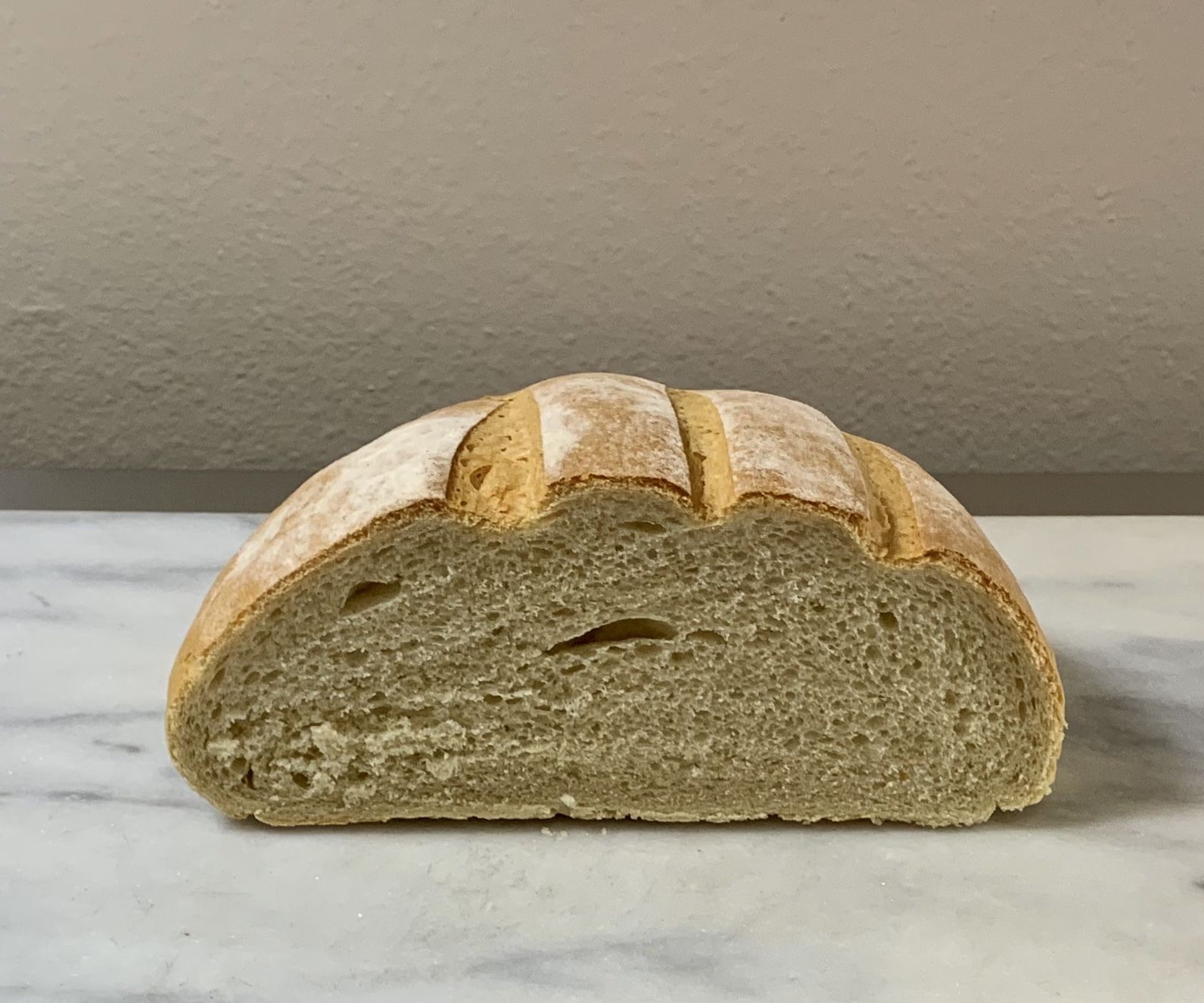 Cob Loaf Simple, QuarantineFriendly White Bread 12 Steps (with