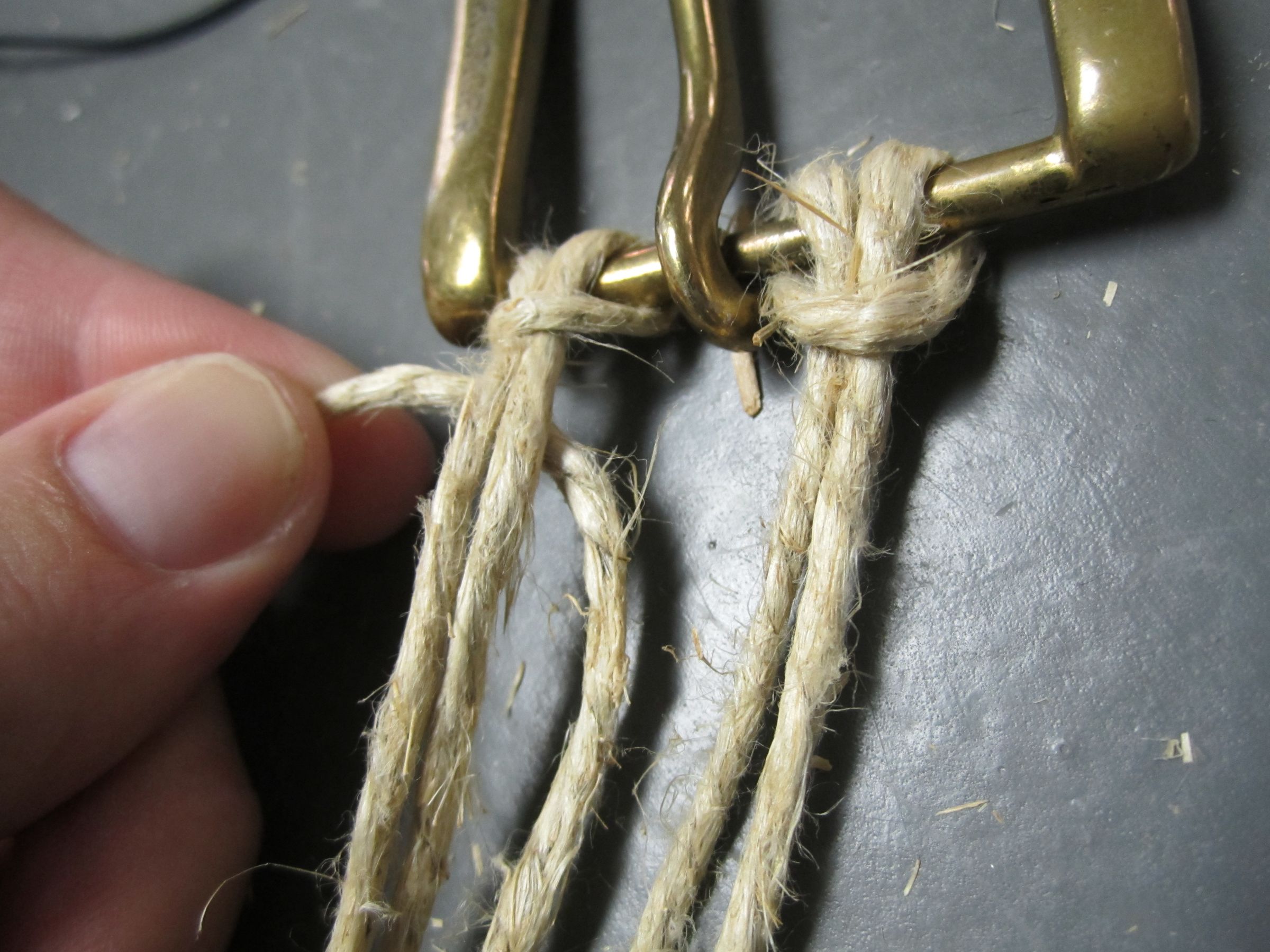 Make a Square Knot Hemp Belt 4 Steps (with Pictures) Instructables