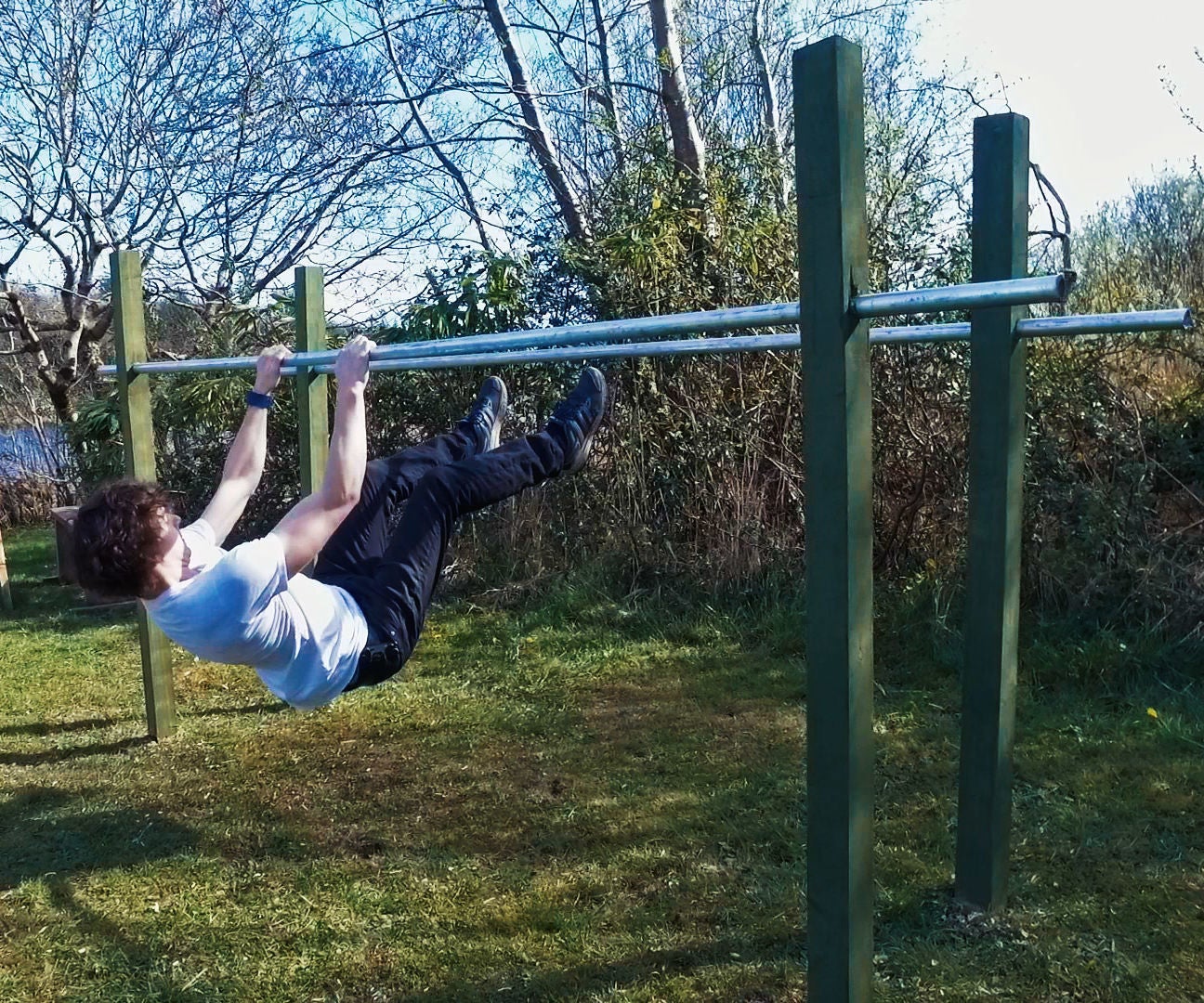 How to Build Parallel Bars for Calisthenics 10 Steps (with Pictures