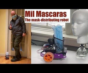 Mask-Distributing IOS-controlled Raspberry Pi Robot That Compliments the Masked & Trolls the Maskless