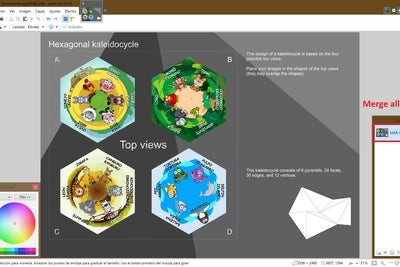 animal learning toy kaleidocycle 8