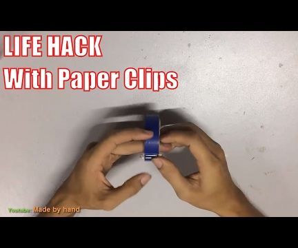 4 awesome life hacks with paper clips DIY Project DIY Project Image