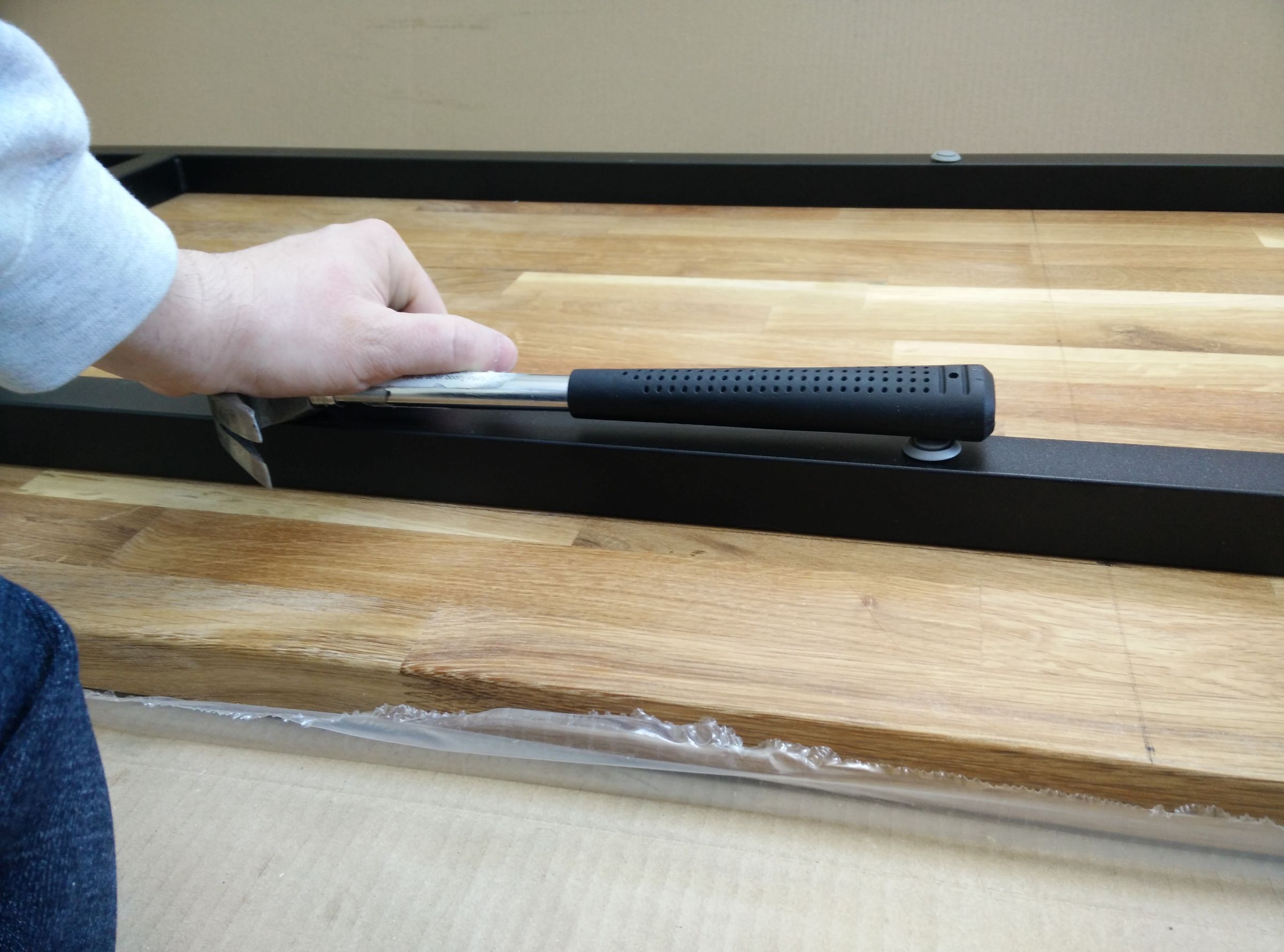 Butcher Block Countertop Table (IKEA Hack) 4 Steps (with Pictures