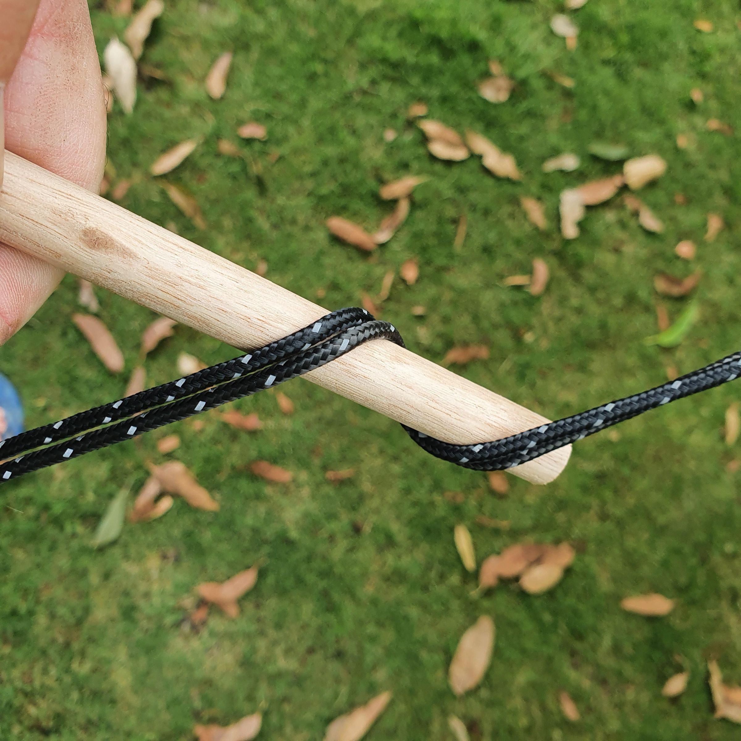 Spanish Windlass Tightening Tent Ropes 8 Steps (with Pictures