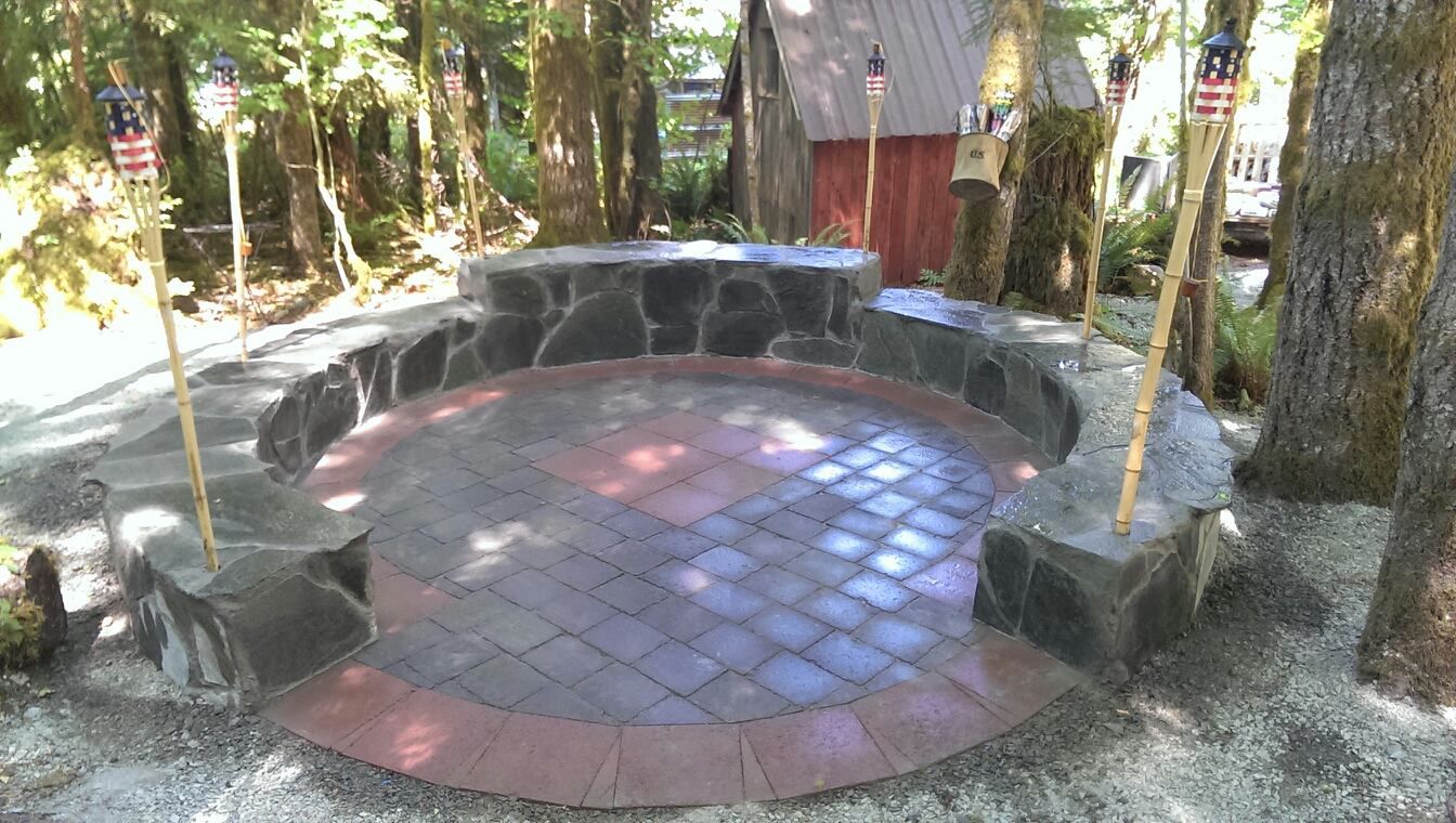How to Make a Stone Patio Fire Pit : 6 Steps (with Pictures