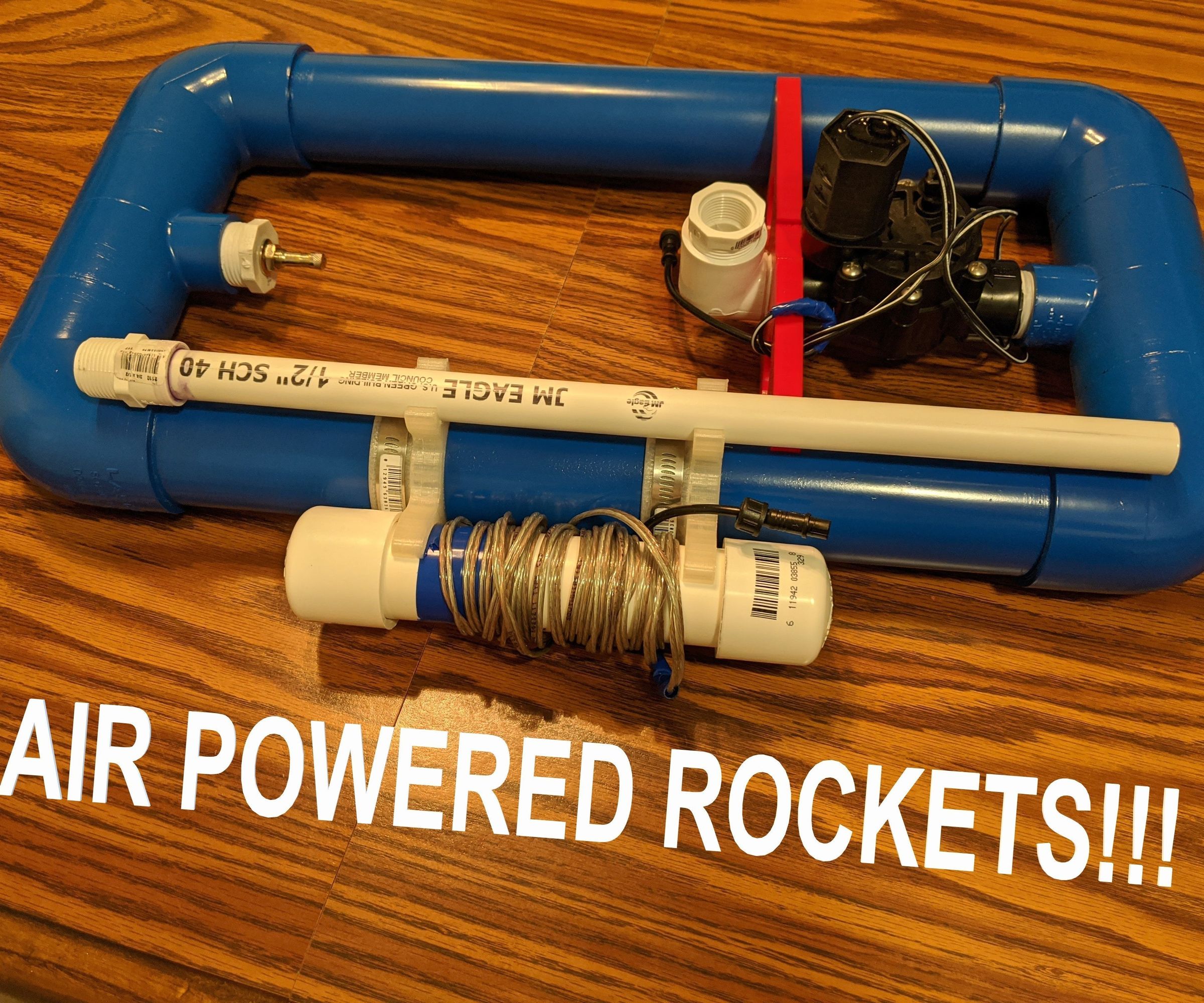 DIY guide for Air Powered Rocket Launcher with step-by-step instructions