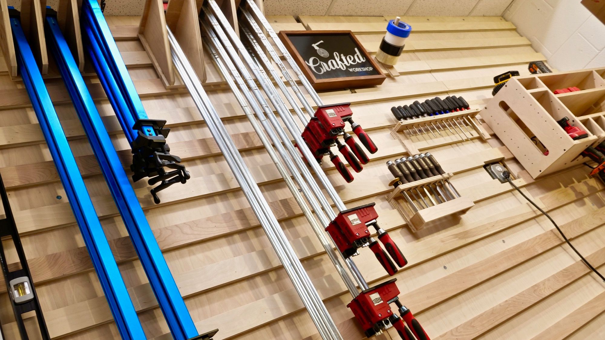 French Cleat Tool Storage Wall and Clamp Rack 9 Steps (with Pictures