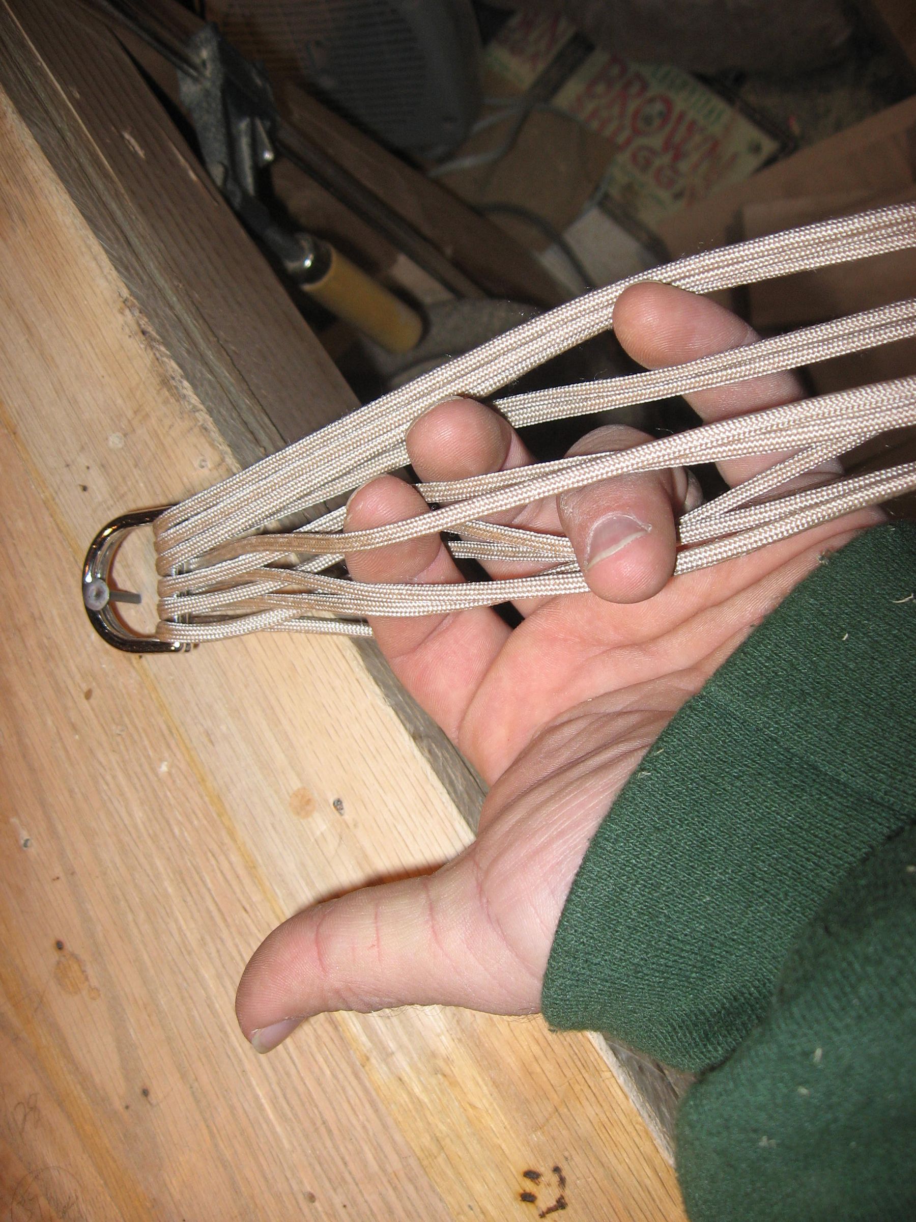 Parachute Cord Belt 6 Steps Instructables